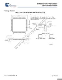 CY7C027VN-15AXC Datasheet Page 17