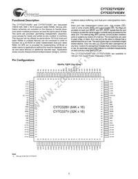 CY7C028V-25AC Datasheet Page 2