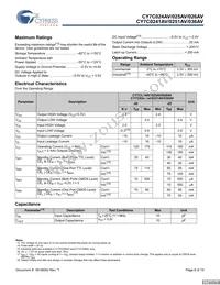 CY7C036AV-25AXC Datasheet Page 8