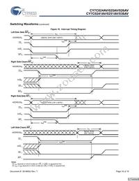 CY7C036AV-25AXC Datasheet Page 16
