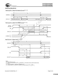 CY7C037V-20AXC Datasheet Page 9