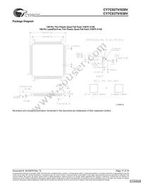 CY7C037V-20AXC Datasheet Page 17