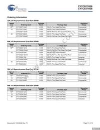 CY7C038V-20AI Datasheet Page 17