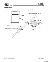 CY7C056V-12AXC Datasheet Page 21