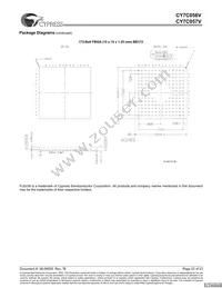 CY7C056V-12AXC Datasheet Page 22