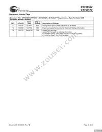 CY7C056V-12AXC Datasheet Page 23