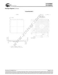 CY7C057V-15BBC Datasheet Page 22