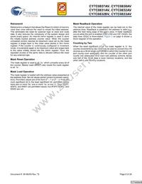 CY7C0831AV-167AXC Datasheet Page 8