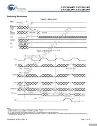 CY7C0852AV-133BBC Datasheet Page 17