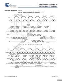 CY7C0852AV-133BBC Datasheet Page 19