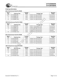 CY7C09199-9AC Datasheet Page 17