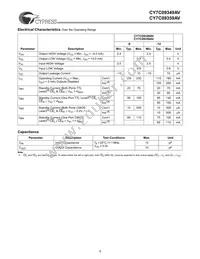 CY7C09349AV-12AC Datasheet Page 5