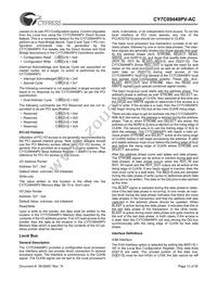 CY7C09449PV-AC Datasheet Page 12