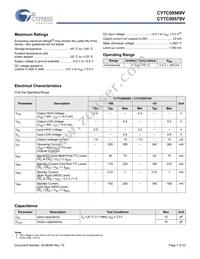 CY7C09579V-83AC Datasheet Page 7