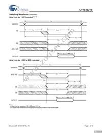 CY7C1021BL-15ZXIT Datasheet Page 6