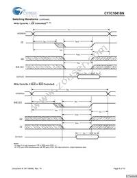 CY7C1041BNL-20VXCT Datasheet Page 6