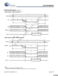 CY7C1041BNV33L-12VXCT Datasheet Page 8