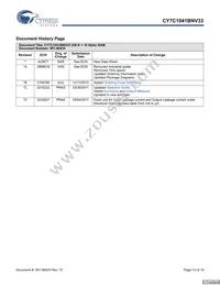 CY7C1041BNV33L-12VXCT Datasheet Page 13