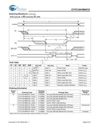 CY7C1041BNV33L-15ZXCT Datasheet Page 6