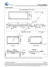 CY7C1041BNV33L-15ZXCT Datasheet Page 7