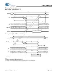 CY7C1041CV33-20ZXC Datasheet Page 7