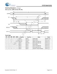 CY7C1041CV33-20ZXC Datasheet Page 8
