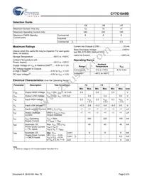 CY7C1049B-15VXC Datasheet Page 2