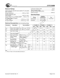 CY7C1049BL-25VC Datasheet Page 2