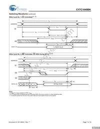 CY7C1049BNL-17VC Datasheet Page 7