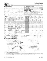 CY7C1049CV33-15VC Datasheet Page 2