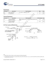 CY7C1049D-10VXIT Datasheet Page 5