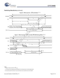 CY7C1049D-10VXIT Datasheet Page 9