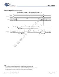 CY7C1049D-10VXIT Datasheet Page 10