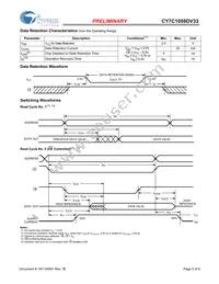 CY7C1059DV33-10BAXI Datasheet Page 5