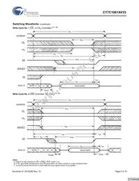 CY7C1061AV33-10BAC Datasheet Page 6