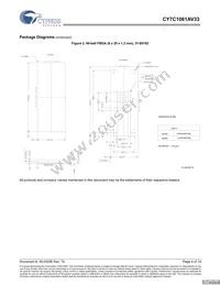 CY7C1061AV33-10BAC Datasheet Page 9