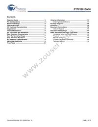 CY7C1061GN30-10BVXIT Datasheet Page 2