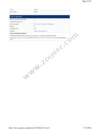 CY7C1062DV33-2XW11 Datasheet Page 2