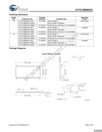 CY7C1069AV33-10BAC Datasheet Page 7