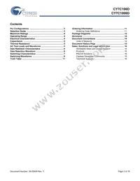 CY7C106D-10VXIT Datasheet Page 2