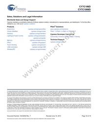 CY7C106D-10VXIT Datasheet Page 16