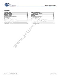 CY7C1081DV33-12BAXI Datasheet Page 2