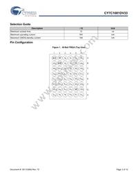 CY7C1081DV33-12BAXI Datasheet Page 3