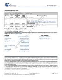 CY7C1081DV33-12BAXI Datasheet Page 12