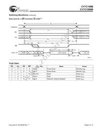 CY7C109B-20VC Datasheet Page 8
