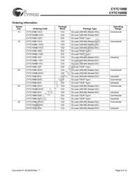 CY7C109B-20VC Datasheet Page 9