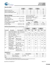 CY7C109BNL-15VC Datasheet Page 2