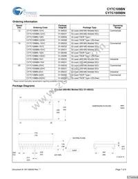 CY7C109BNL-15VC Datasheet Page 7
