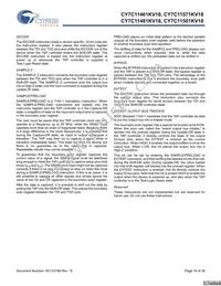 CY7C11501KV18-400BZXI Datasheet Page 14