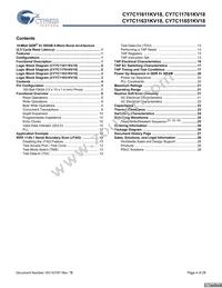 CY7C11651KV18-400BZXC Datasheet Page 4